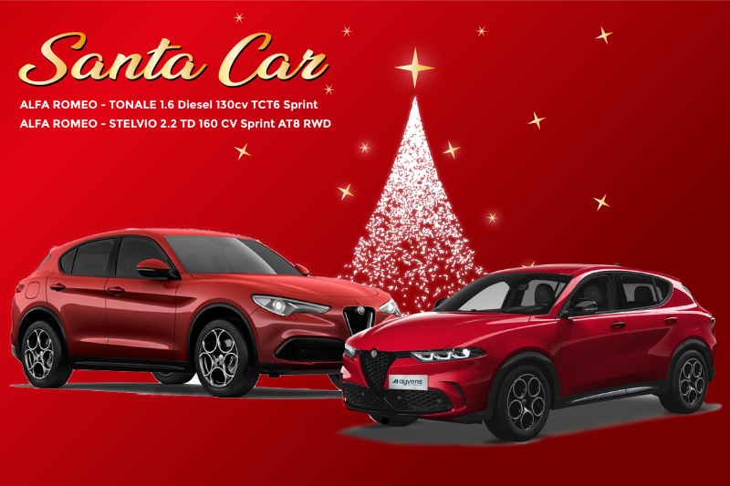 Il Santa Car dai regali inaspettati! Alfa Romeo Stelvio e Tonale